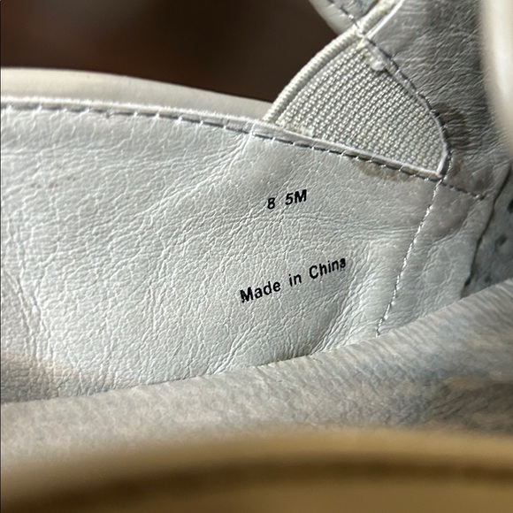 WISHBONE Loafers Slip On Perforated Sneakers Gray Women’s size 8.5 - Picture 5 of 16